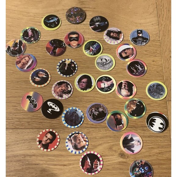 McDonald's Batman Forever Pogs and Slammer 1995 Batman Pogs - Picture 1 of 13